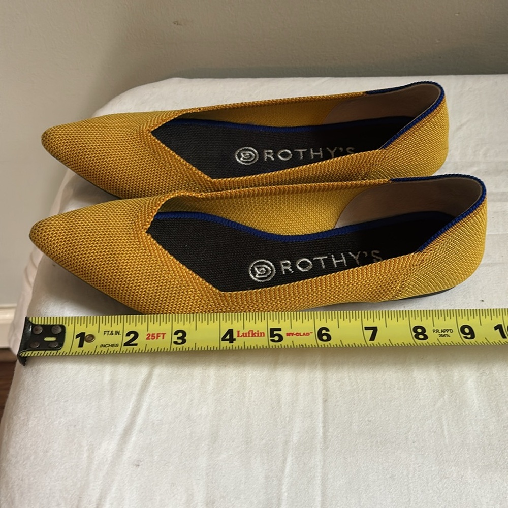 Rothy’s The Point flats in Marigold - Picture 10 of 10
